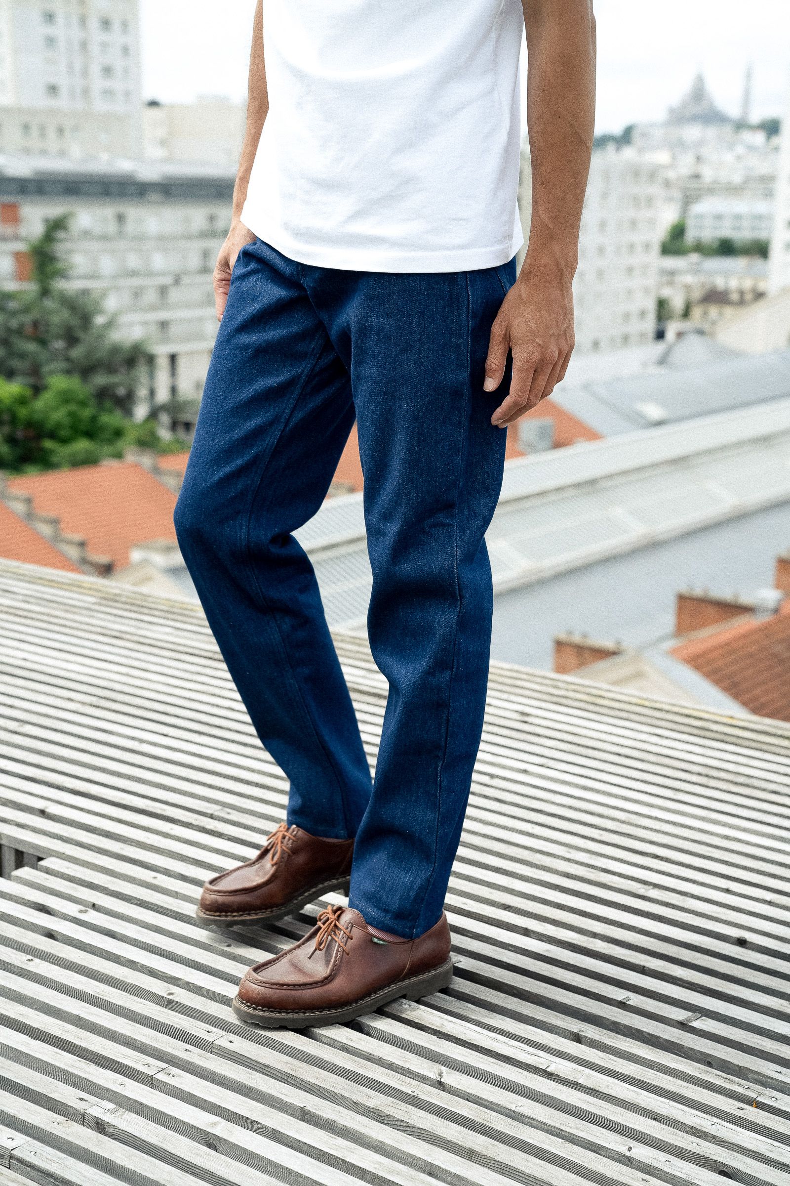 14 oz straight-leg jeans - L'Exception Paris