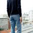 Jean droit 14oz Bleach - L'Exception Paris