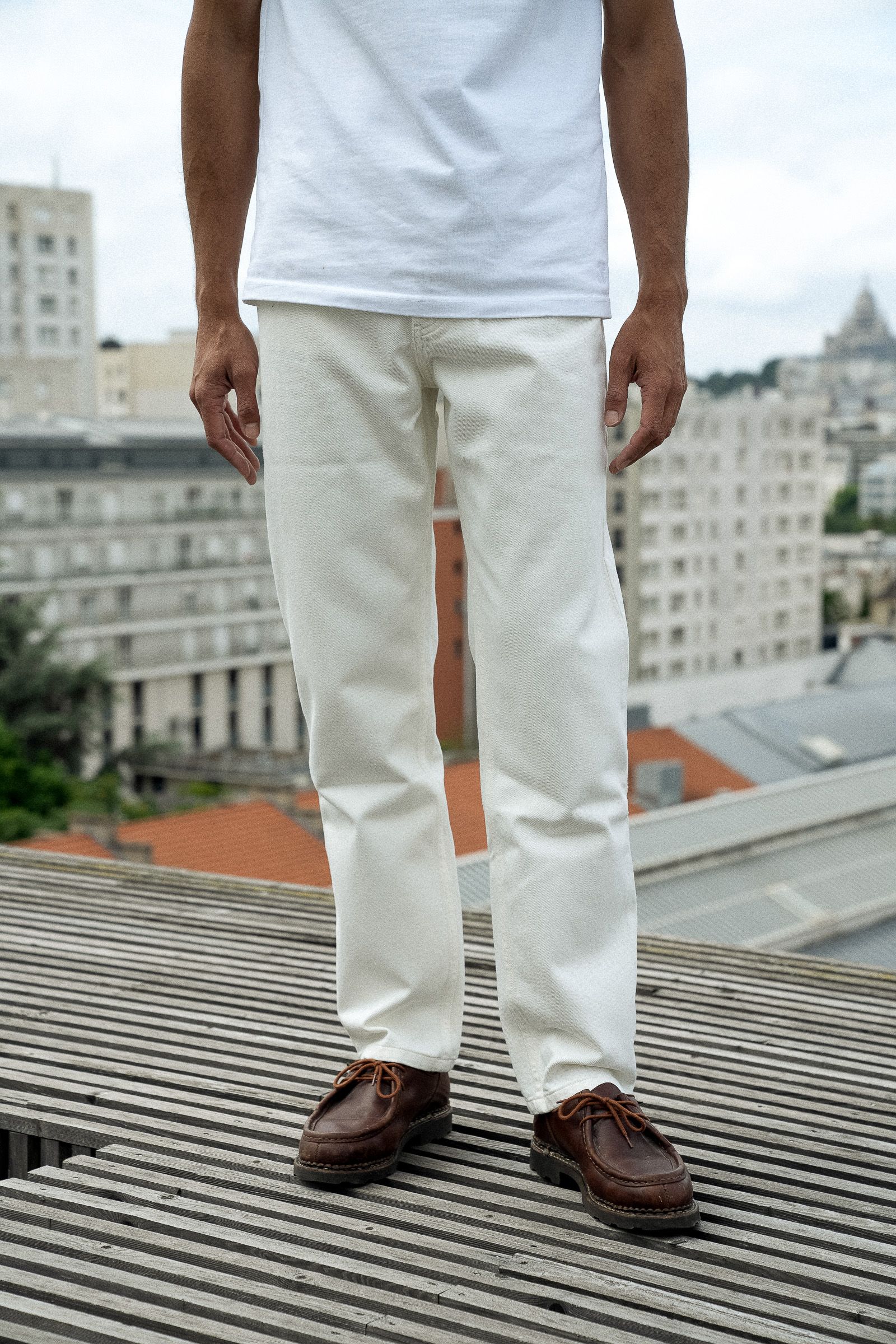 14 oz straight-leg jeans - L'Exception Paris