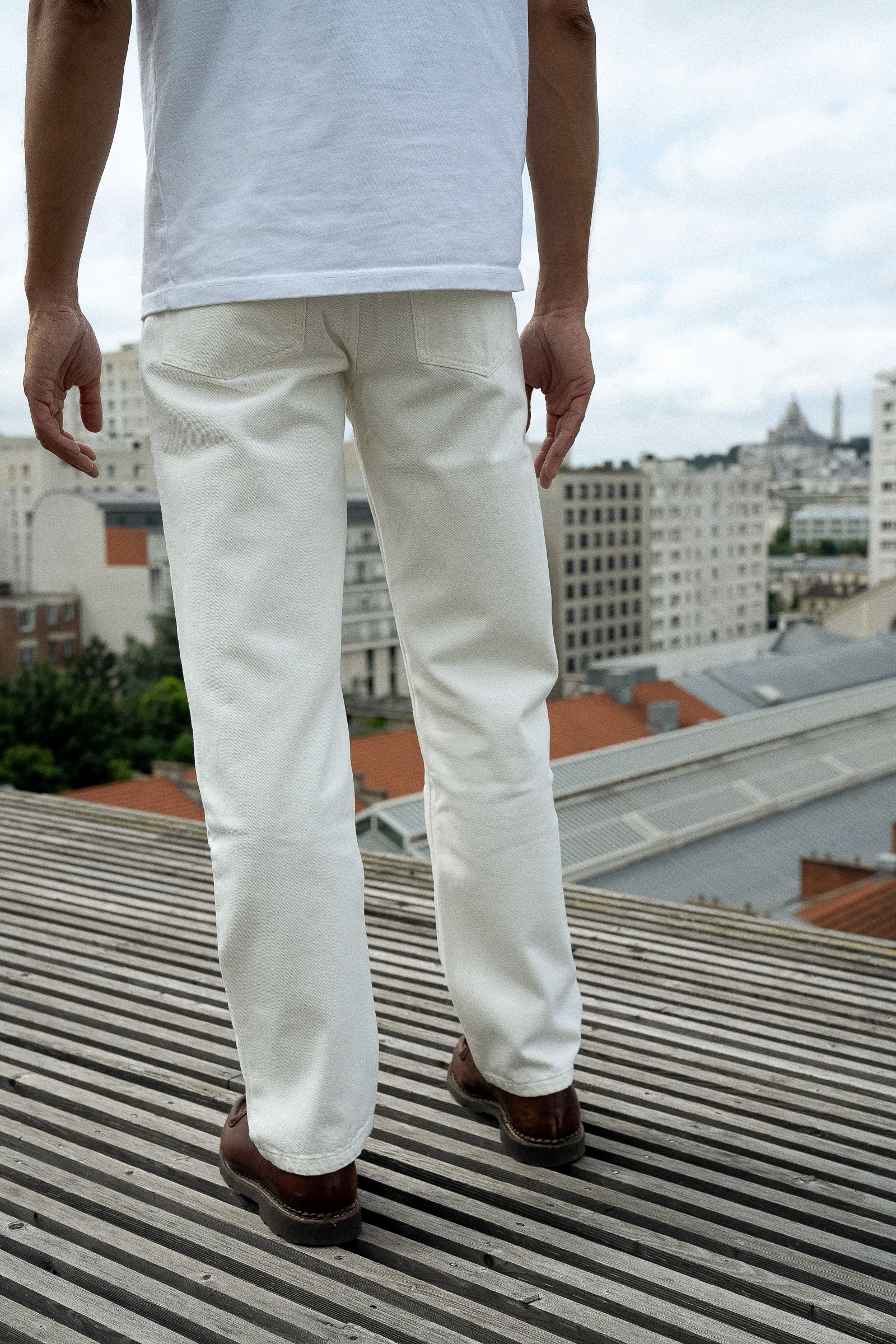 14 oz straight-leg jeans - L'Exception Paris