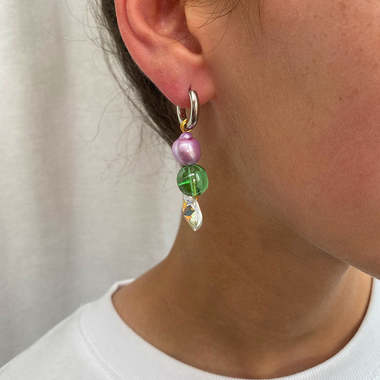 Heart Of Glass earrings