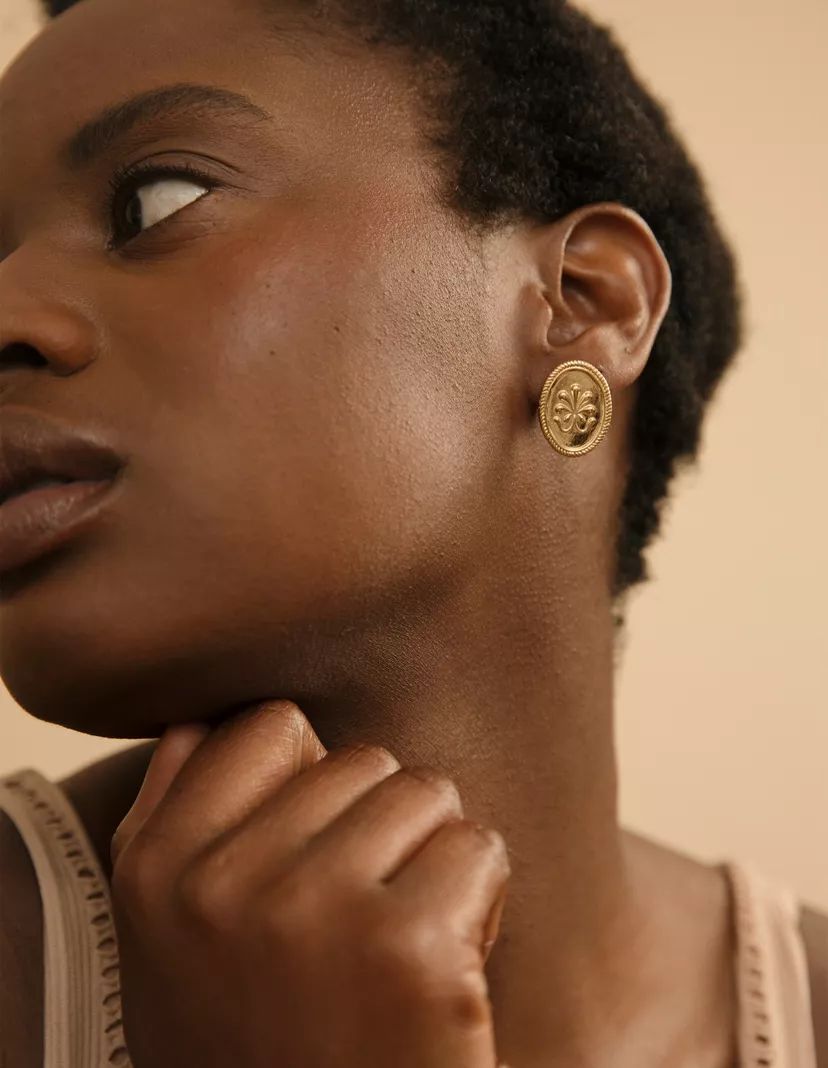 Shéhérazade delicate stud earrings - Louise Damas