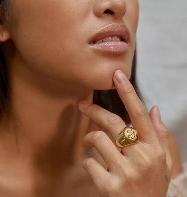 Bague chevalière Denise taille S