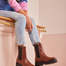 Amélie leather boots - M.Moustache