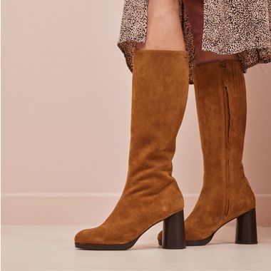 Adeline suede boots