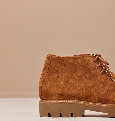 Grégoire suede leather platform boots
