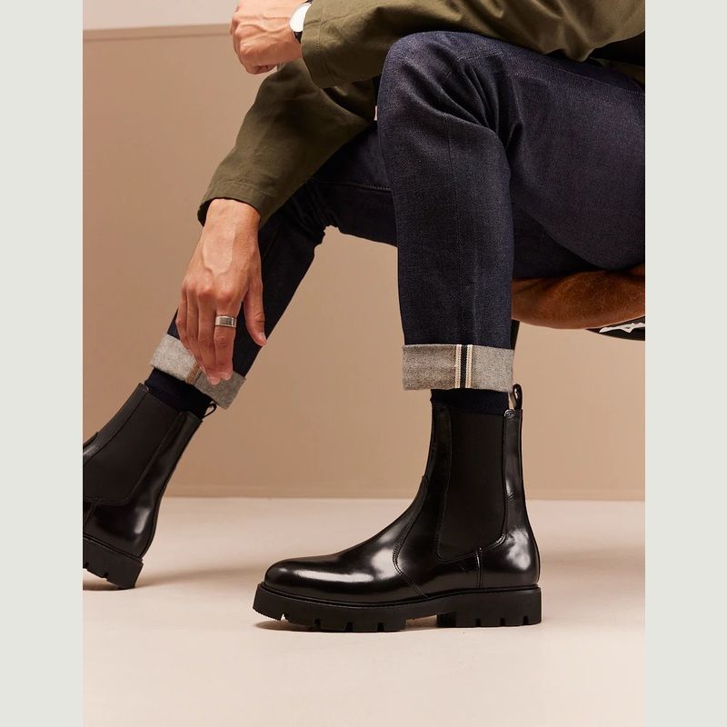 Raoul box leather Chelsea boots - M.Moustache
