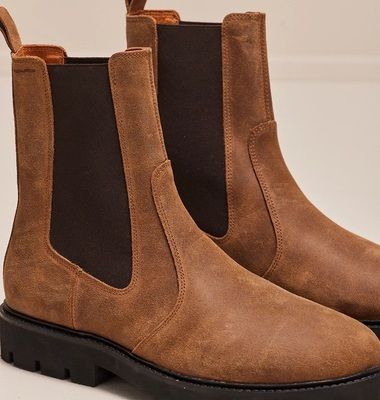 Chelsea boots in oiled suede Raoul