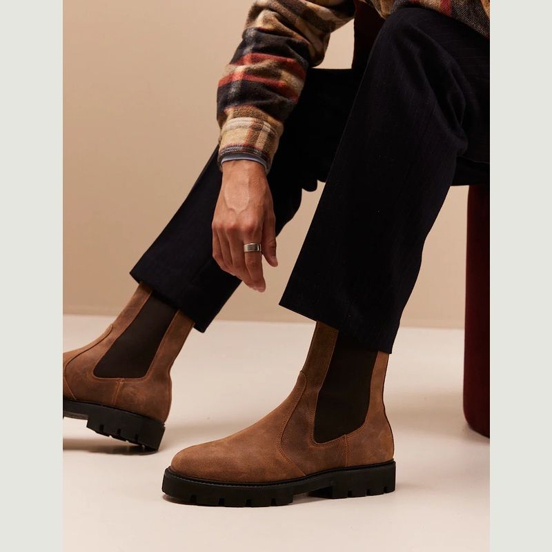 Chelsea boots in oiled suede Raoul - M.Moustache