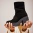 Claire platform boots in suede - M.Moustache