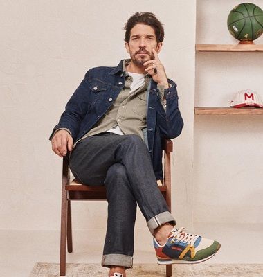 André Running Sneakers aus veganem Wildleder und Mesh