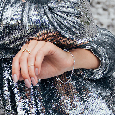 Milkyway Ball Bracelet Silver