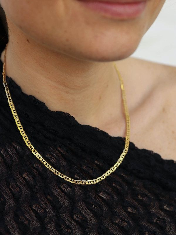 Carlo vergoldete Halskette 43cm - Maria Black
