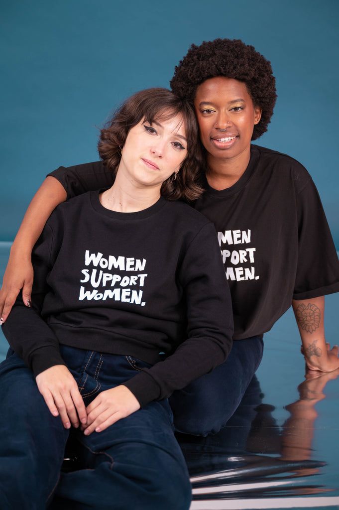 T-shirt women support women  - Meuf