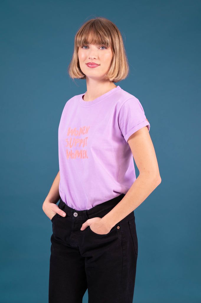 T-shirt women support women  - Meuf