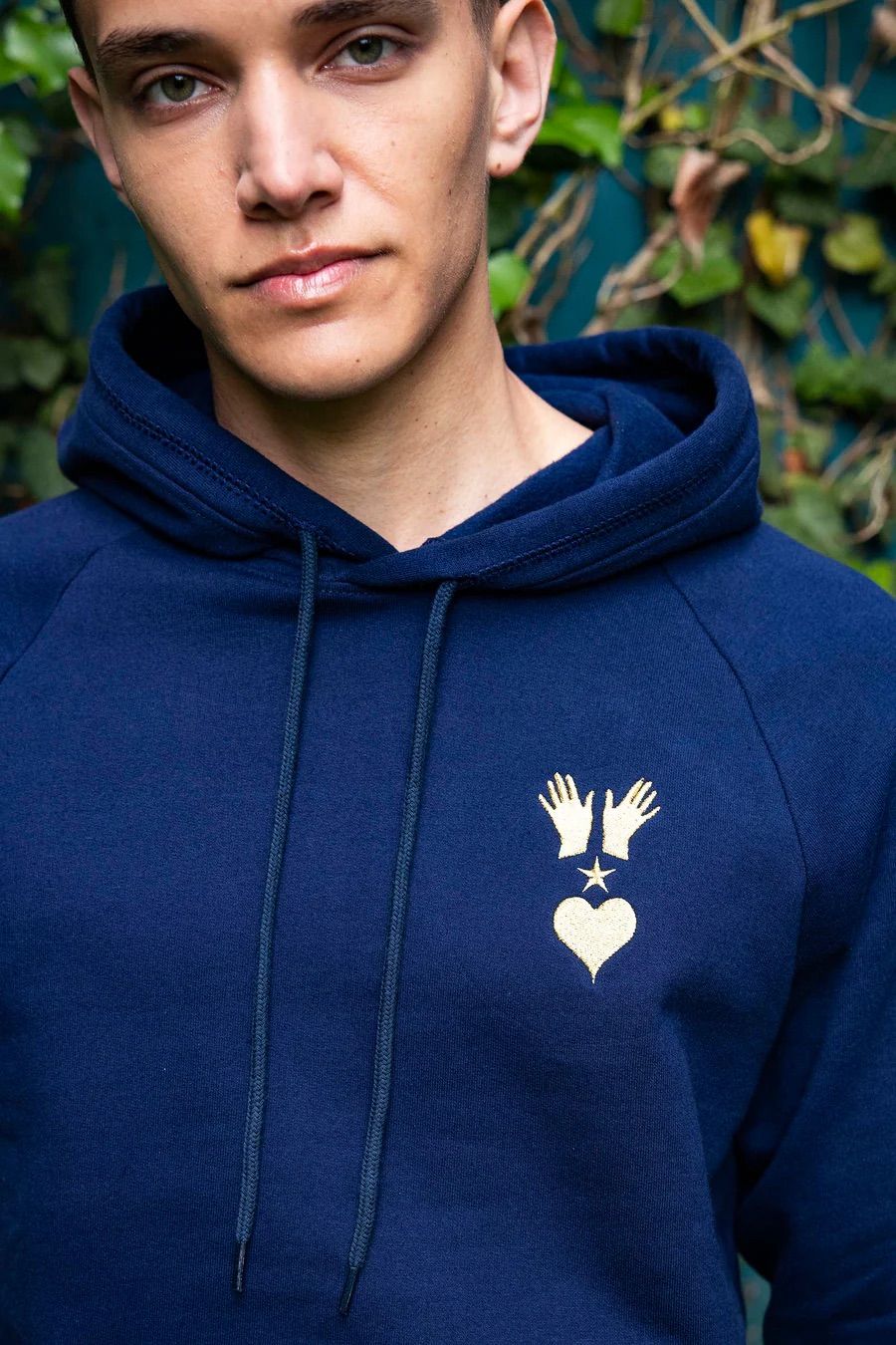 Kangaroo pocket hooded sweatshirt - Misericordia