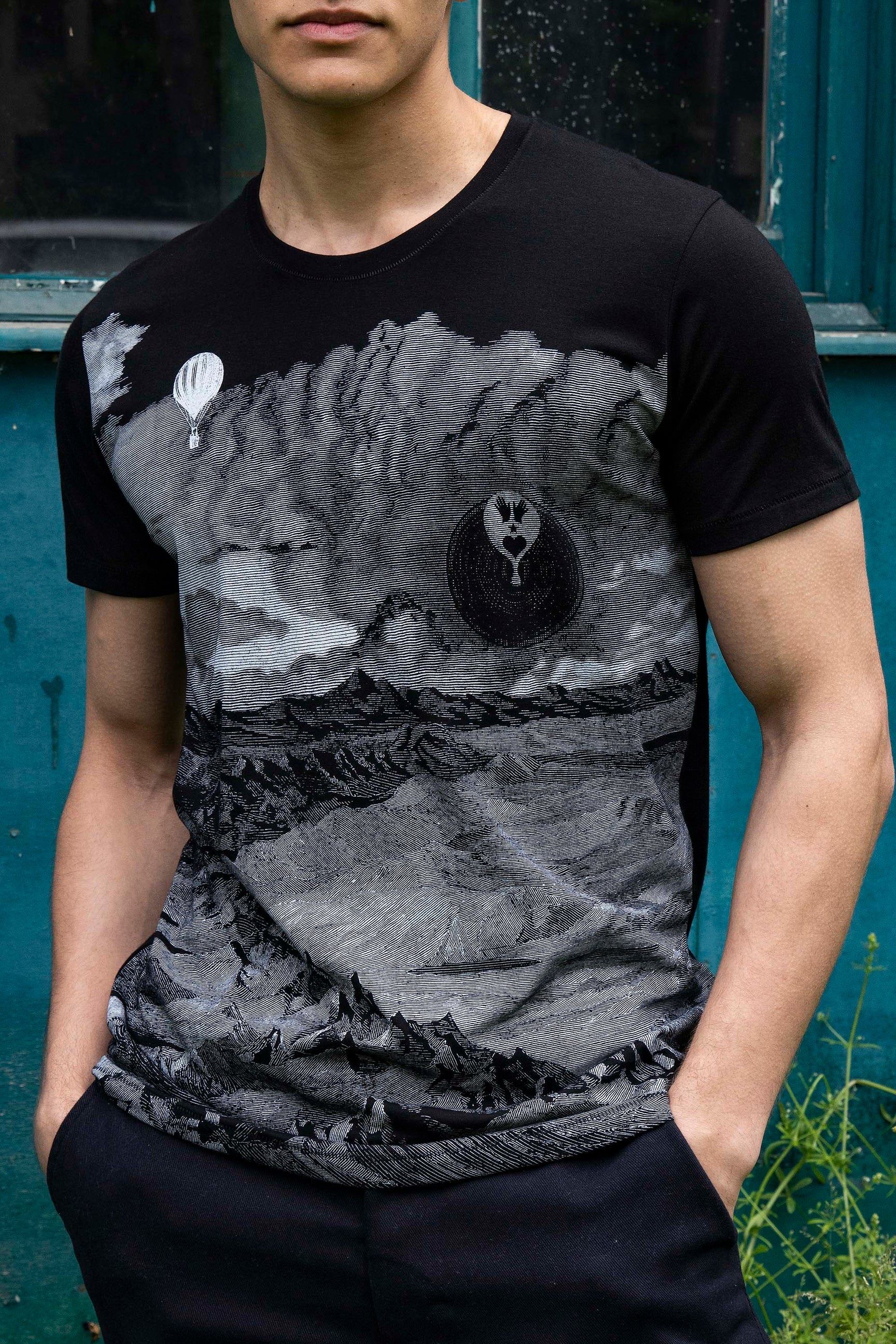 T-Shirt imprimé montagne - Misericordia
