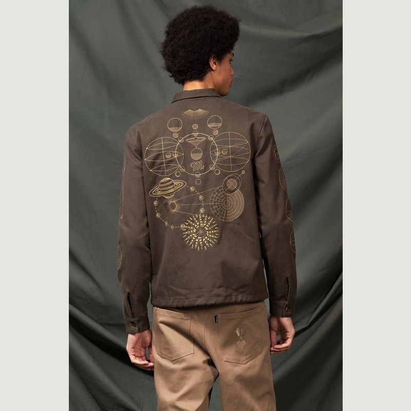 Lunar system embroidery overshirt - Misericordia