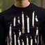 Sweatshirt mit Kerzenstickerei - Misericordia