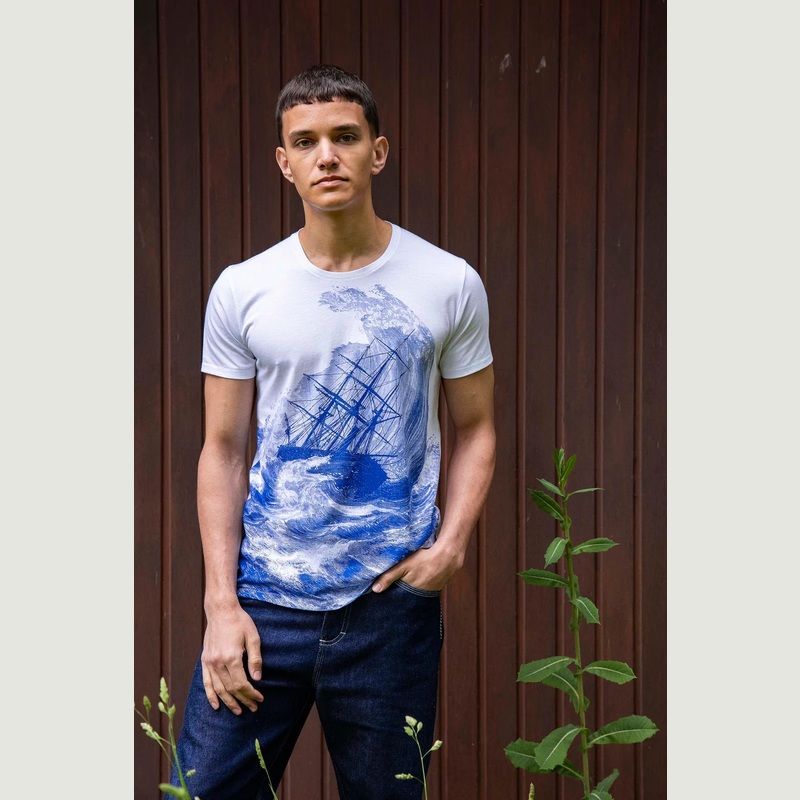 Storm print T-shirt - Misericordia