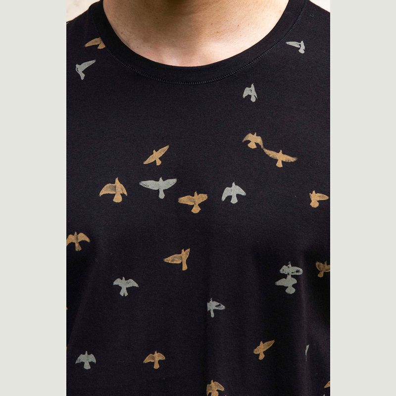 T-Shirt mit Vogel-Print - Misericordia