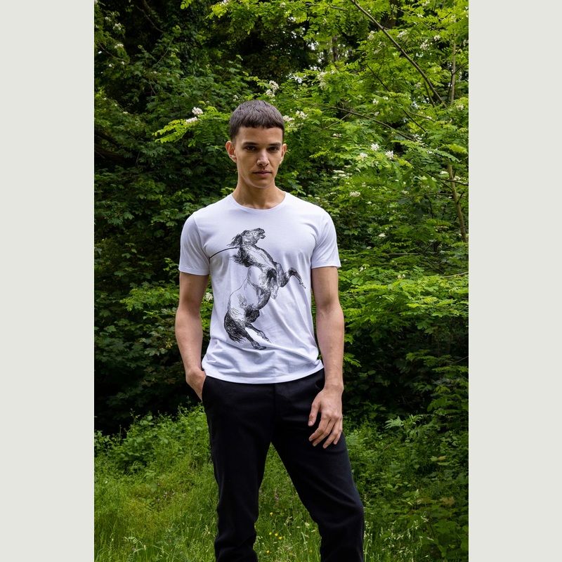 Horse print T-shirt - Misericordia