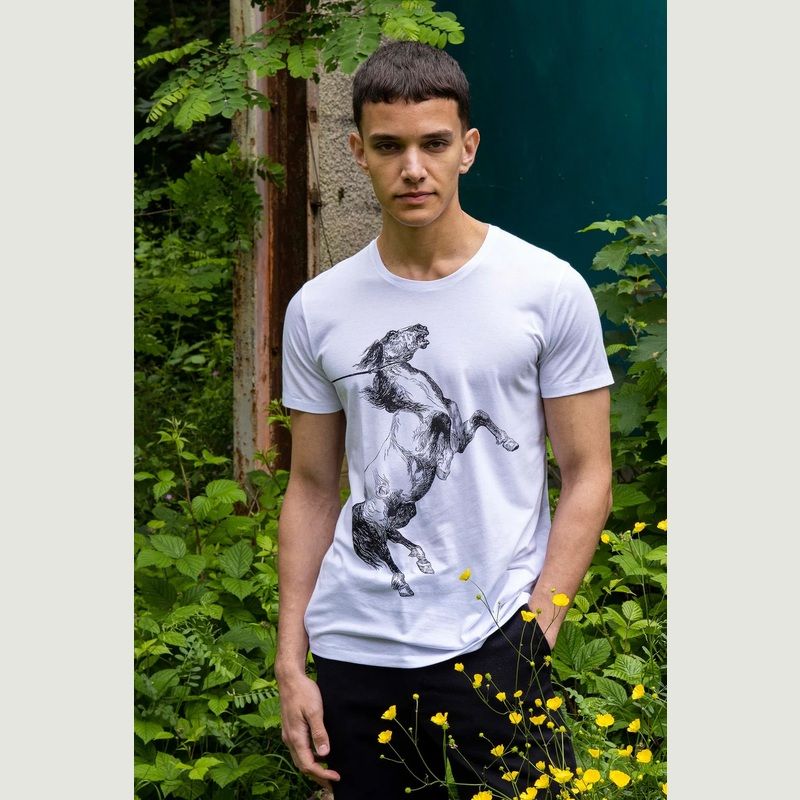 Horse print T-shirt - Misericordia