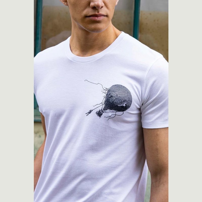 T-Shirt mit Heißluftballon-Print - Misericordia