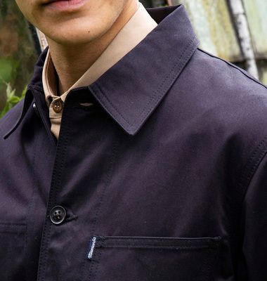 Buttoned work jacket