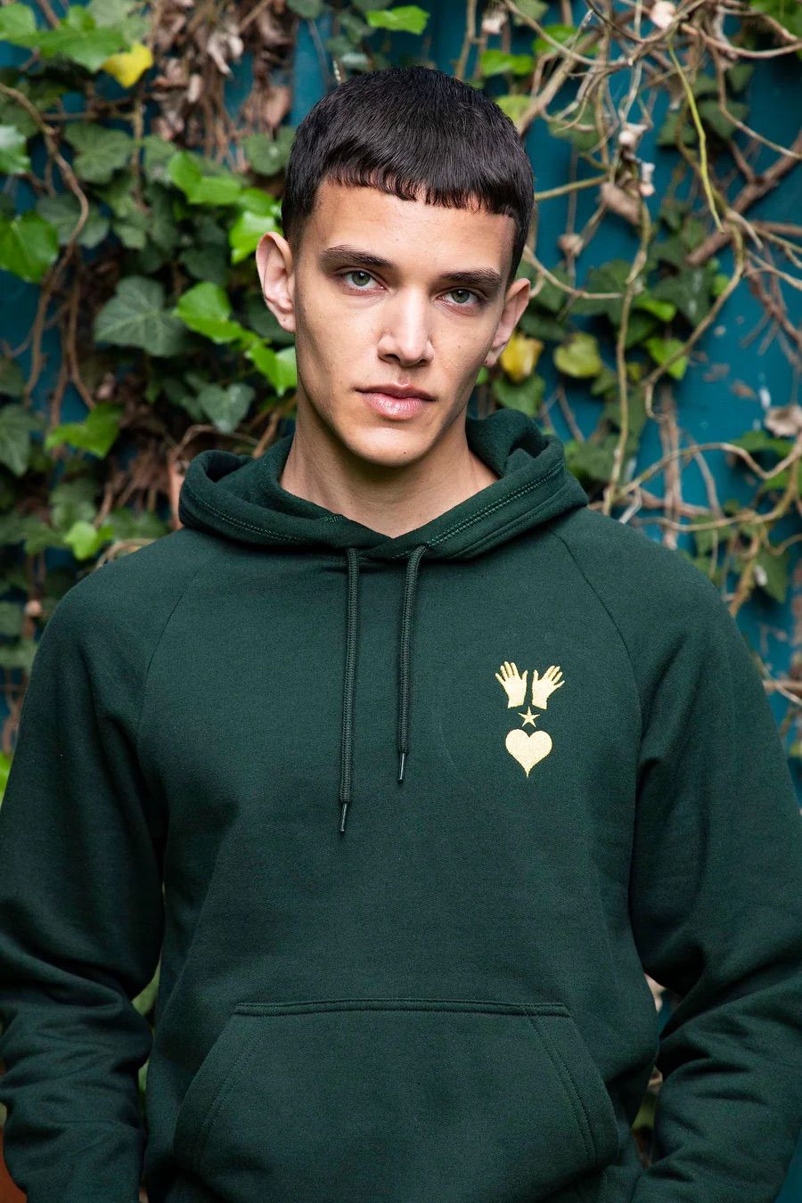 Kangaroo pocket hooded sweatshirt - Misericordia