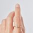 Lila mother-of-pearl ring - Monsieur