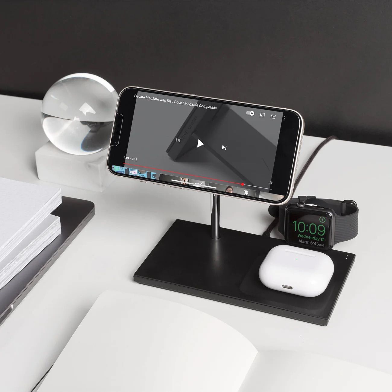 Snap 3-in-1 magnetic wireless charger - Native Union
