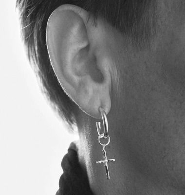 Single Cross Earring