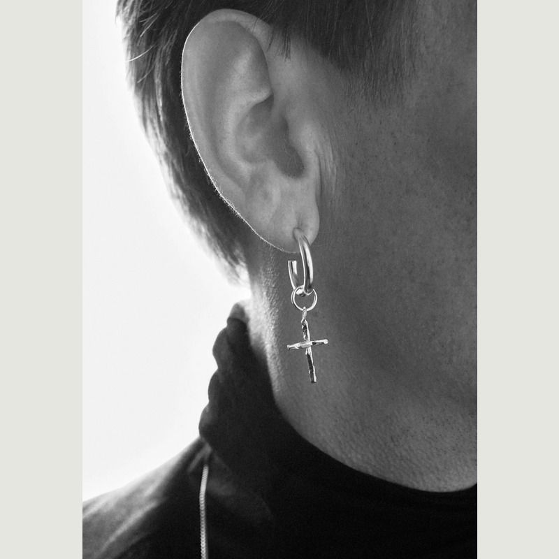 Single Cross Earring - NO MORE
