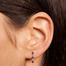 Boucles d'oreilles en argent plaqué or Scarlet Cavalier - PDPAOLA