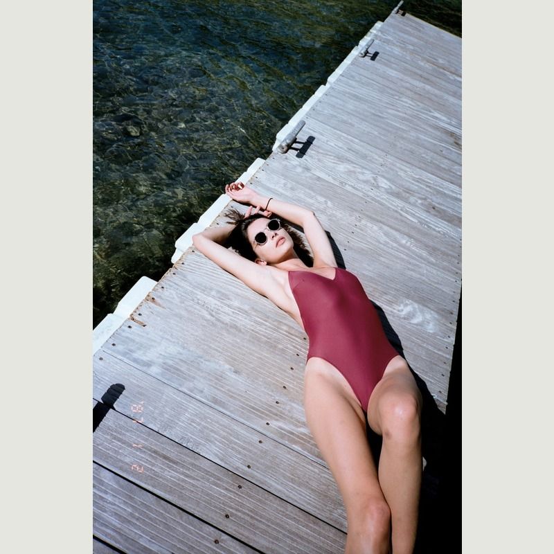 Einteiliger Badeanzug Nr. 1 - Rouge Babala - Posidonie