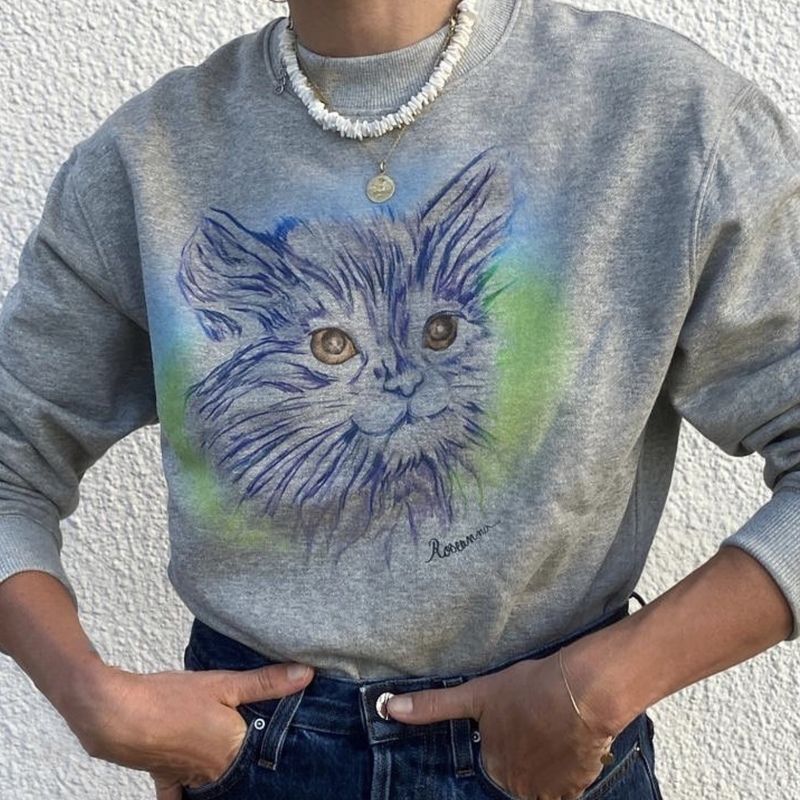 Sweatshirt Louis Cat  - Roseanna