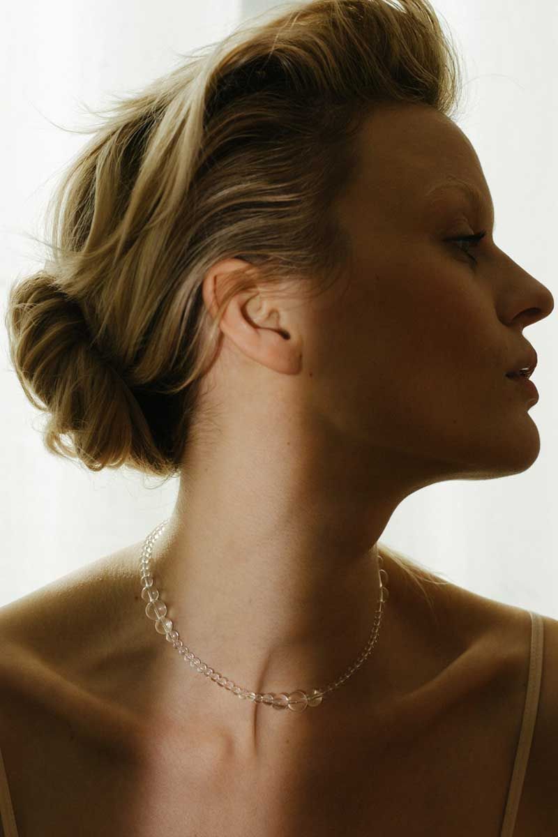 Drop crystal necklace - Saskia Diez