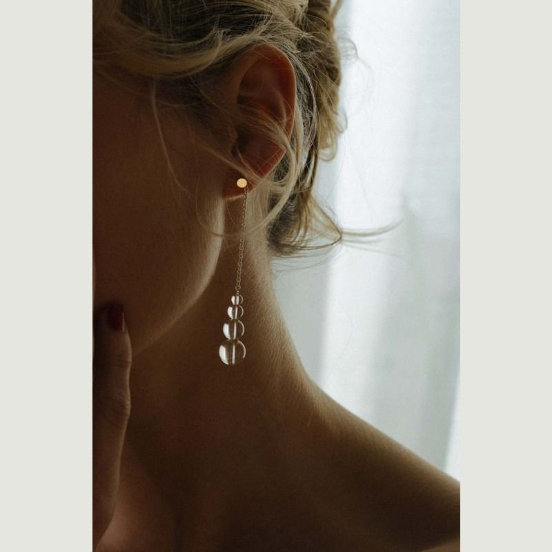 Drop crystal earrings  - Saskia Diez