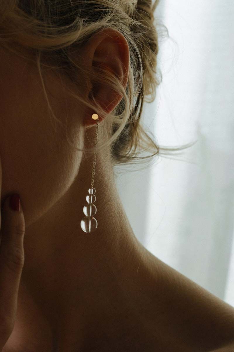 Boucles d'oreilles Drop Crystal - Saskia Diez