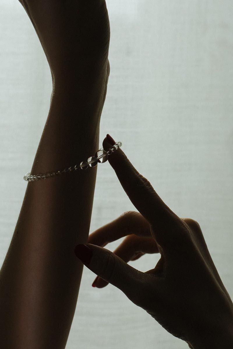 Crystal drop bracelet  - Saskia Diez