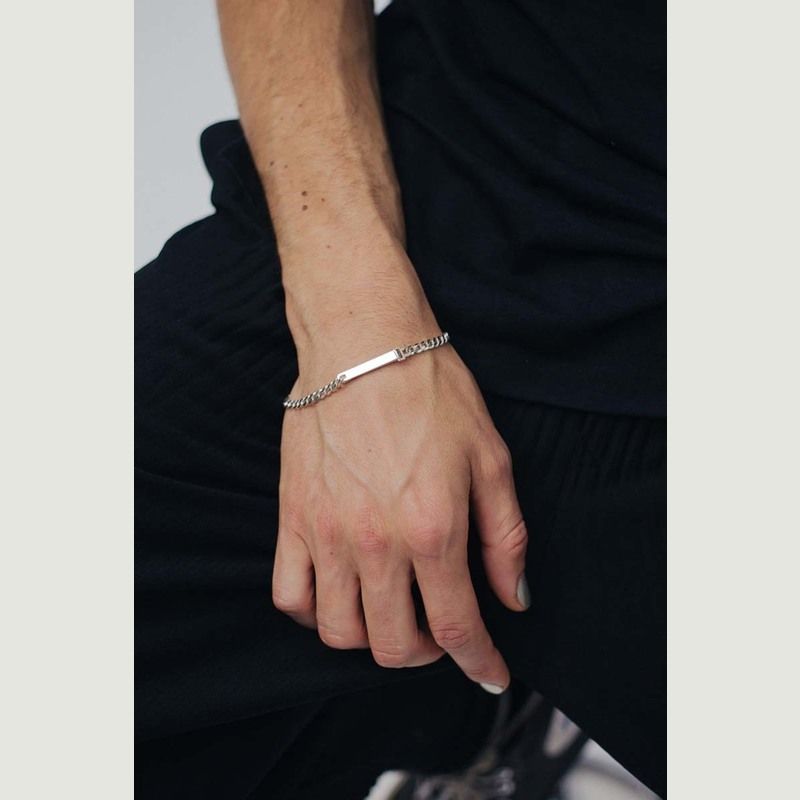 Narrow identity bracelet - Saskia Diez