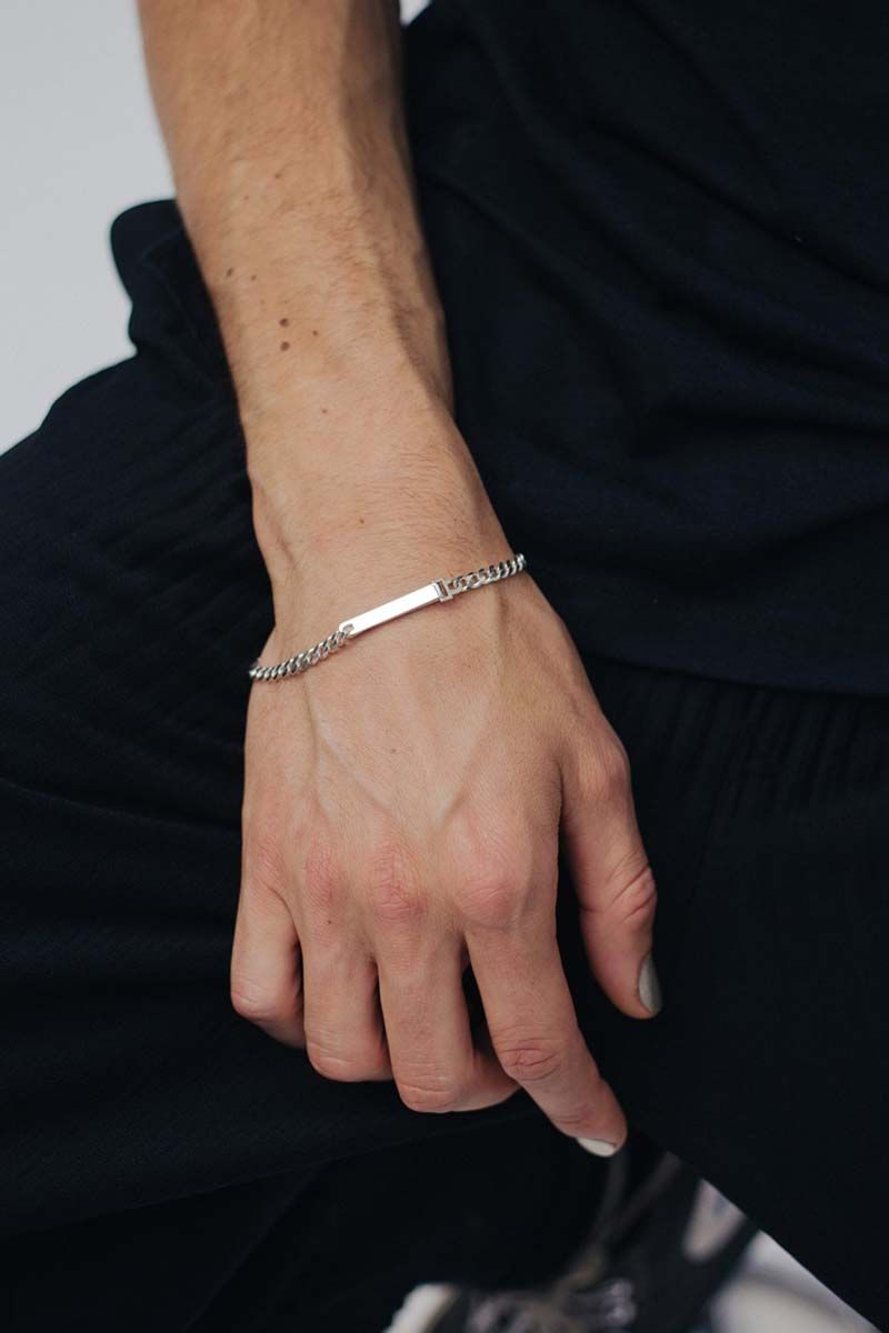 Narrow identity bracelet - Saskia Diez
