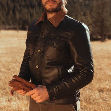 Terracotta Ranch Leather Jacket