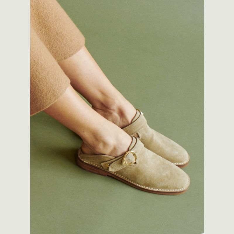 Slipper en cuir - Socque