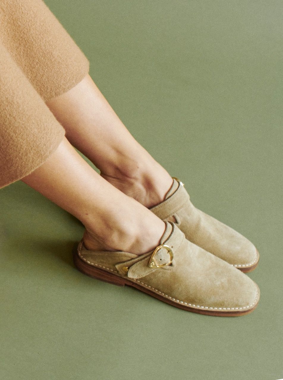 Leather Slipper - Socque