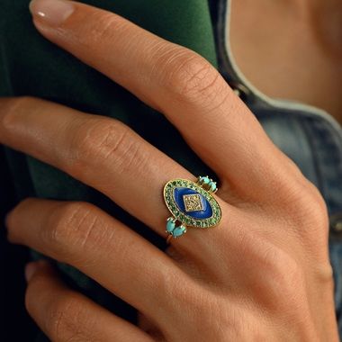 Athena 2 Turquoise ring