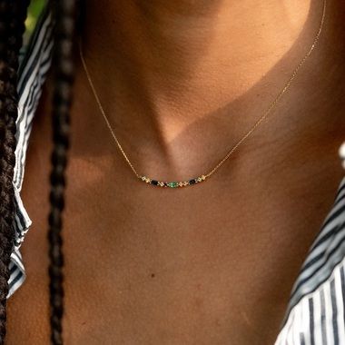 Gaia 1 Green necklace