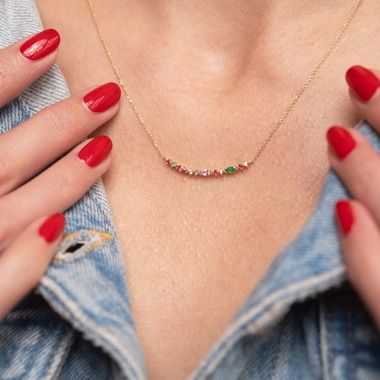 Collier Gaia 1 Rouge
