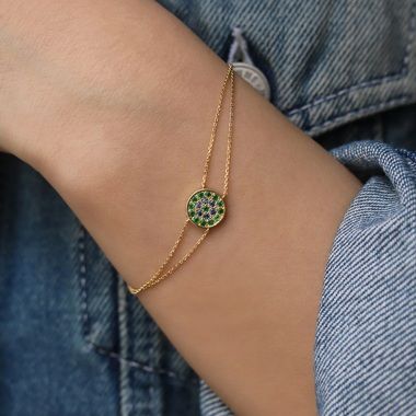 Babystone 1 Green bracelet